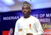 NIM Confers Ahmadu with Fellowship Award