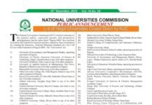 Full List of Illegal Universities Closed Down by NUC