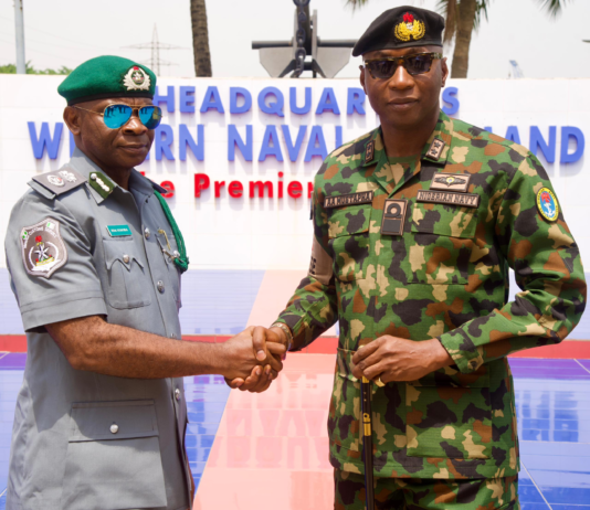 NCS, Apapa Strengthens Synergy with Nigerian Navy