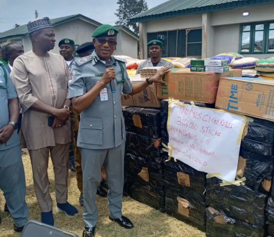 Seme Border: NCS Intercepts Explosives, Expired Noodles, Narcotics, Others