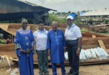 WIMA Gifts Fishing Boats, Nets to Tomaro Community