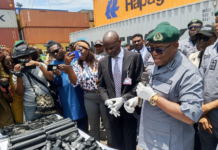 NCS Intercepts 204 Rifles in Tin Can Island Port